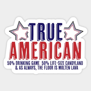 True American New Girl Sticker